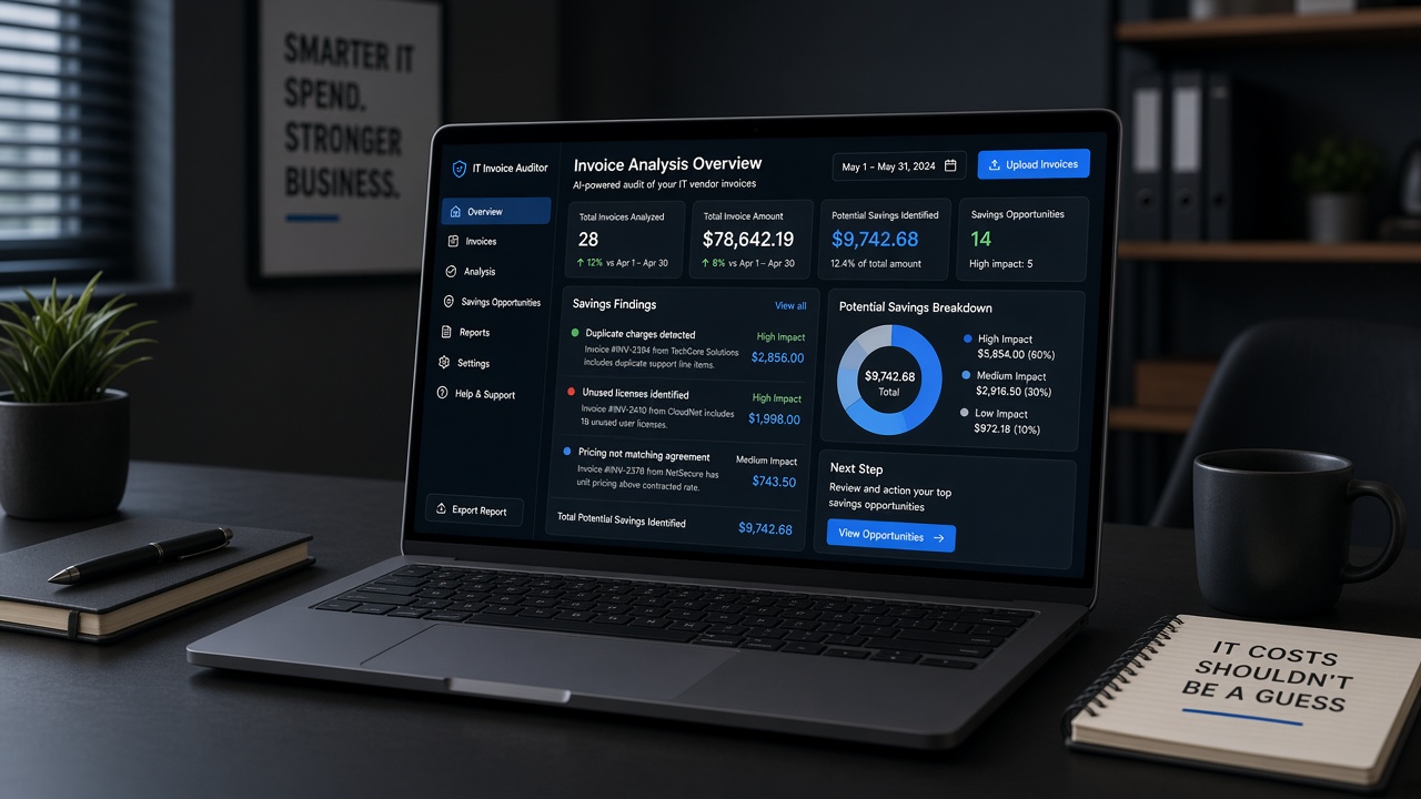Smartgeek IT Invoice Auditor app preview